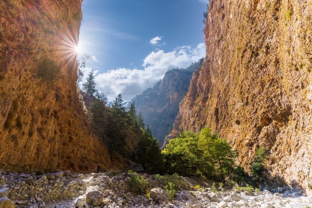 Vue des gorges de Samaria, Crète (Samaria Gorge canyon, Crete/Greece)