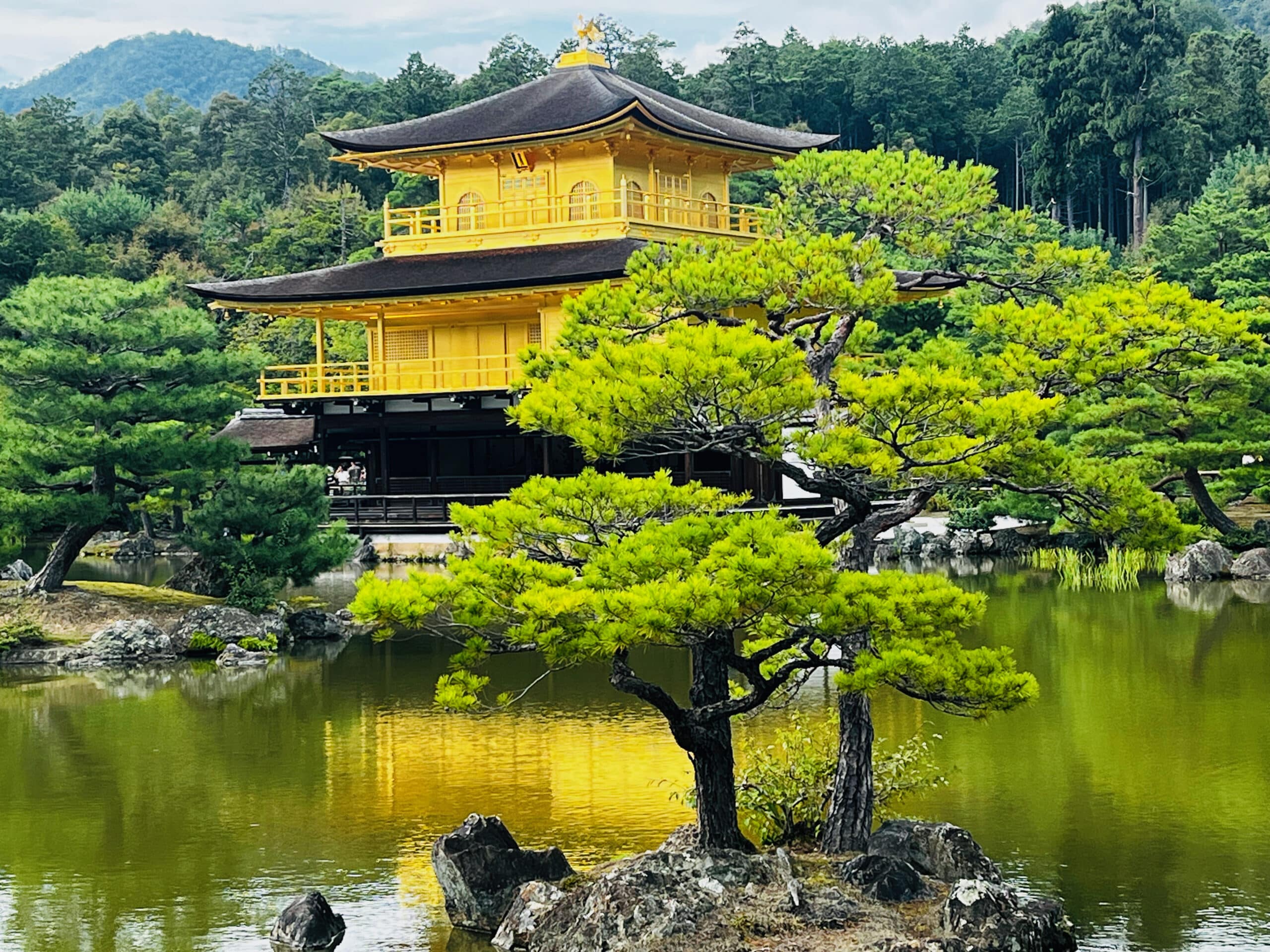 Japon-Kyoto-pavillon-d’or-Golden-PavilionKinkaku-ji-Rokuon-ji-jardin-garden-Kyoko-chi